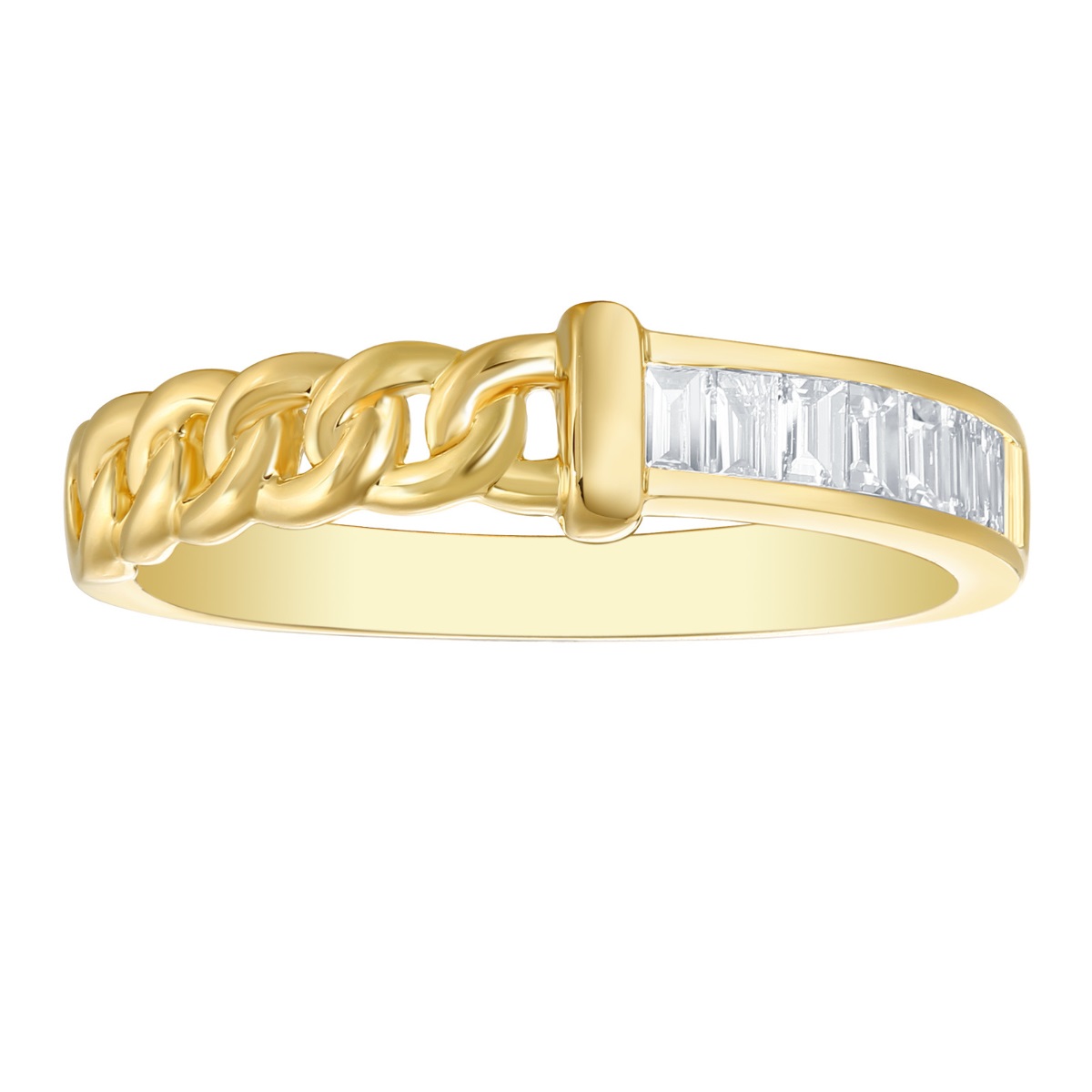R36694WHT – 18K Yellow Gold  Diamond Ring, 0.23 TCW