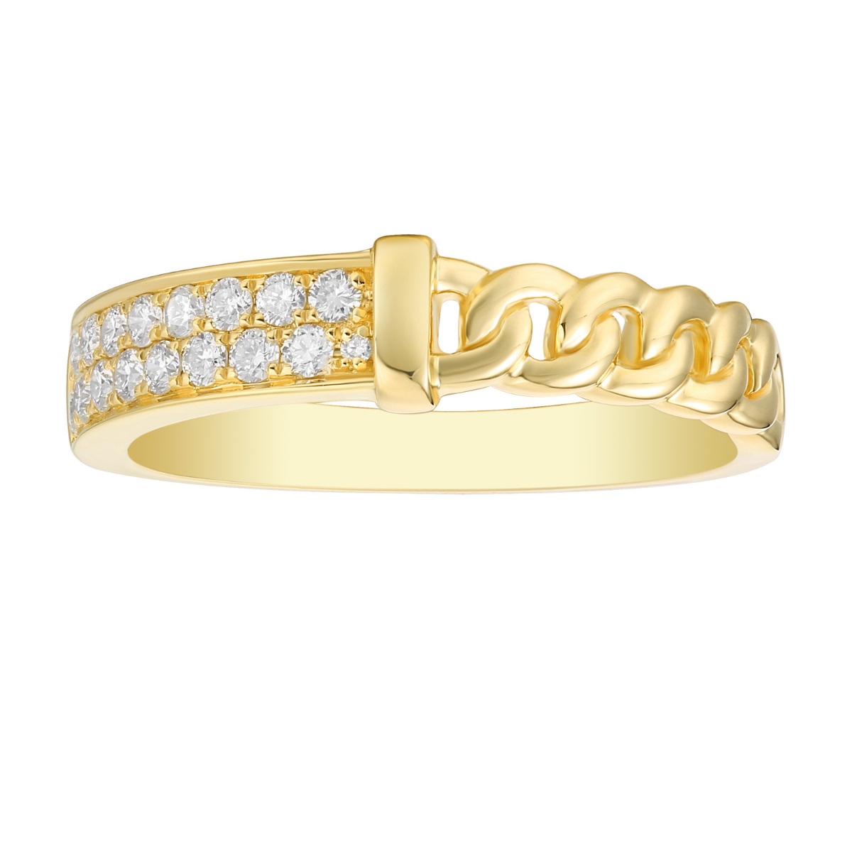 R36695WHT – 18K Yellow Gold  Diamond Ring, 0.25 TCW