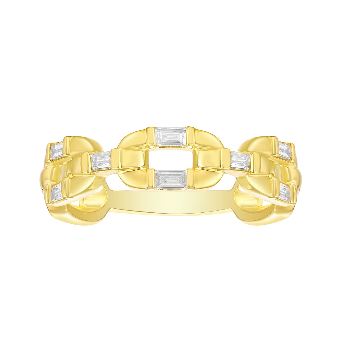 R36811WHT – 18K Yellow Gold  Diamond Ring, 0.23 TCW